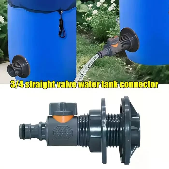 Connecteur de réservoir d'eau avec vanne de commutation