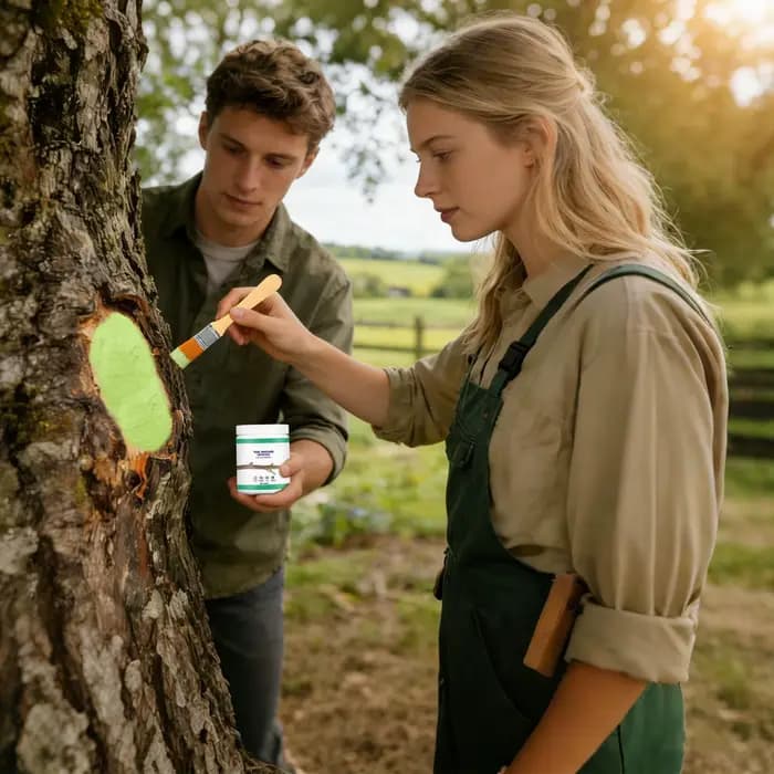 Pommade protectrice naturelle pour plaies d'arbres 100g – Pâte réparatrice pour écorces endommagées