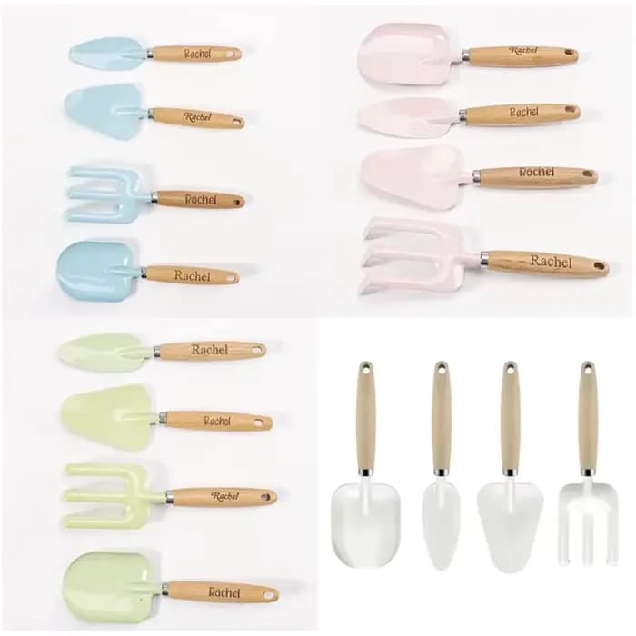 Outils de jardinage colorés personnalisés pour enfants