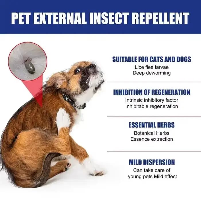 Spray anti-puces pour animaux de compagnie