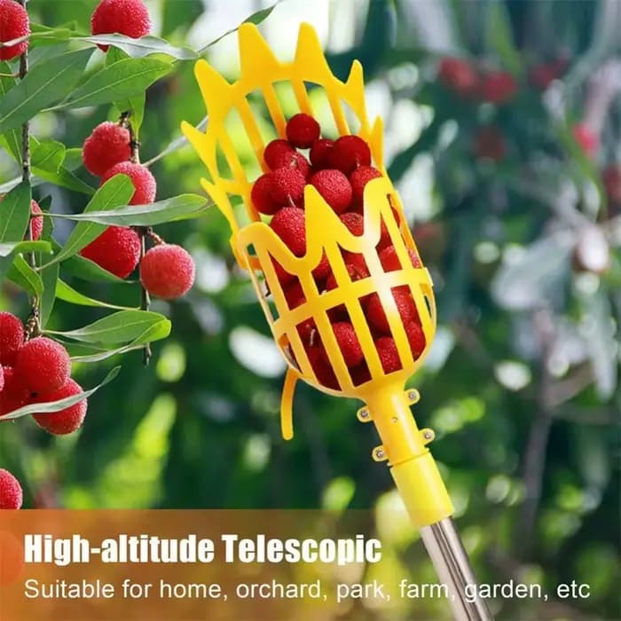 1 pièce Outil de cueillette de fruits et de récolte en plastique pour la ferme et le jardin