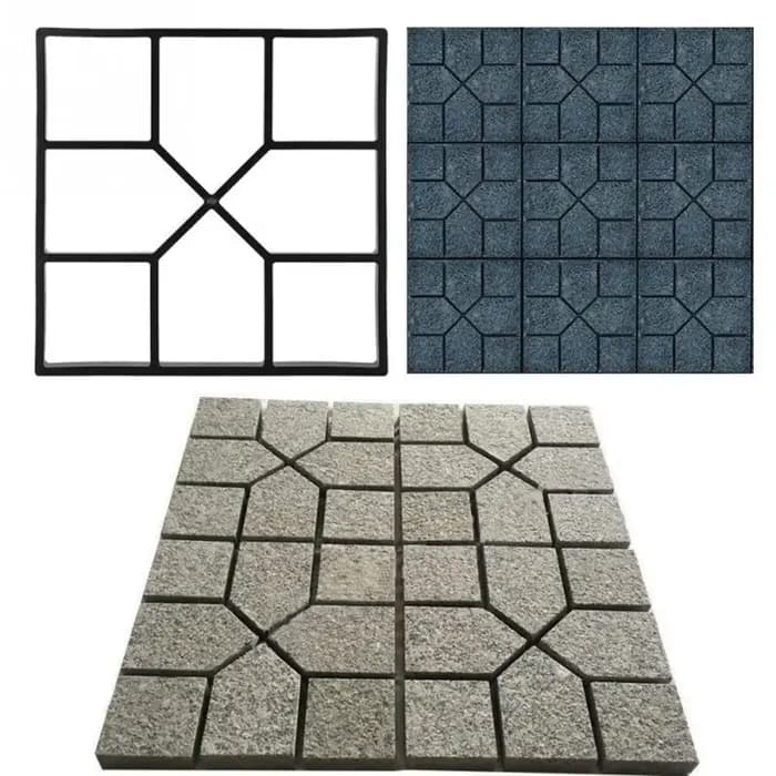 Moule en béton DIY pour pavés de jardin