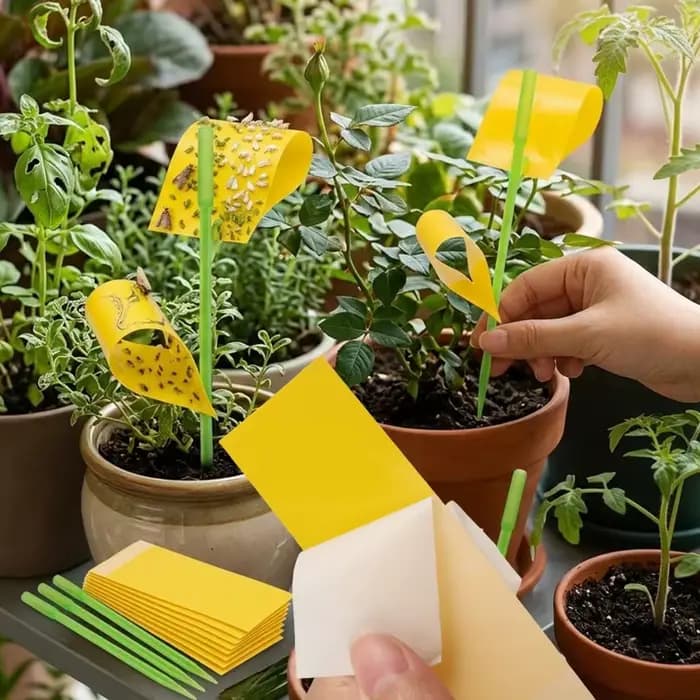 Pièges à insectes collants jaunes pour jardinage
