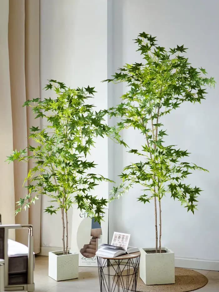 Fausses plantes japonaises artificielles en érable