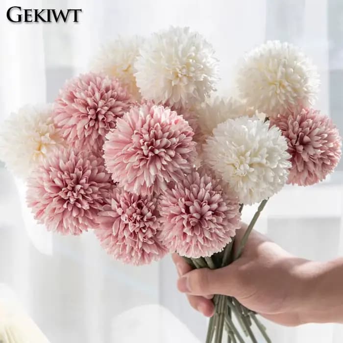 Bouquet de fleurs artificielles d'hortensia