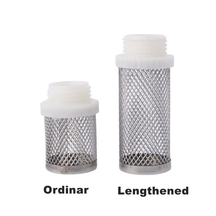6-19mm Lengthened Stainless Steel Mesh Filter Garden Irrigation Pump Protection Hose