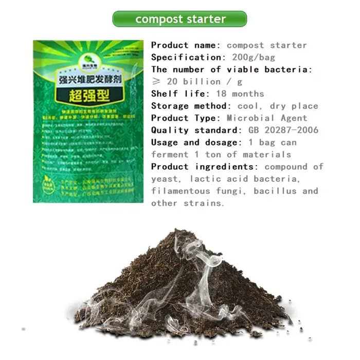 200g Démarreur de compost rapide