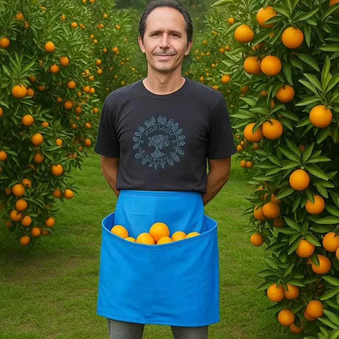 Sac de cueillette de fruits de jardin et pochette