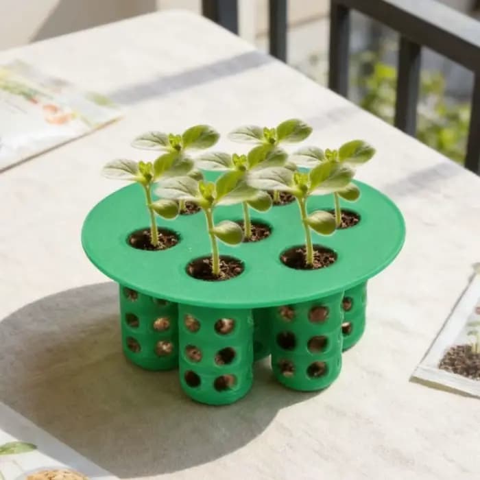 Plateau de germination à 7 alvéoles sans terre