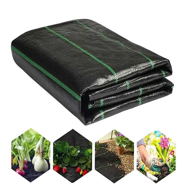 Toile géotextile anti-mauvaises herbes pour le contrôle des adventices