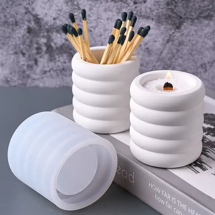 Pot à anneaux cylindriques en Silicone