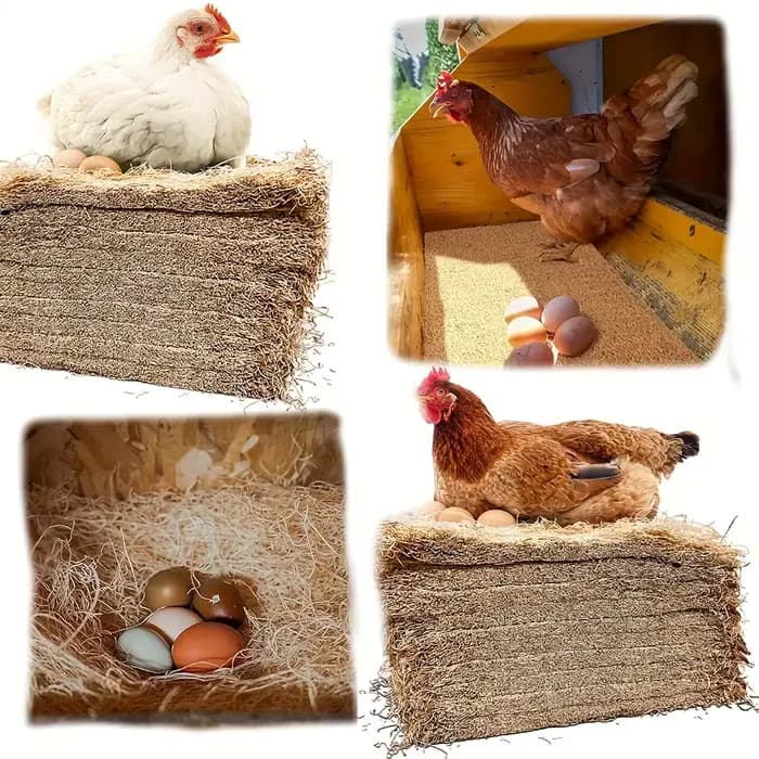 Tapis de poulet de boîte de nid de doublure de nidification