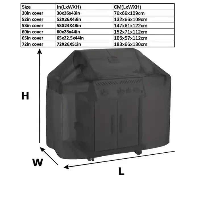 Juste de protection étanche pour barbecue