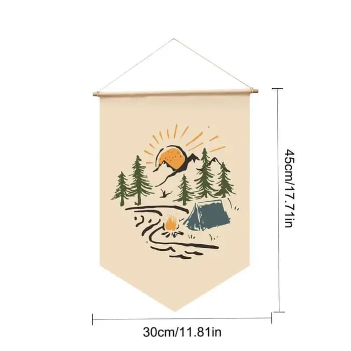Bannière décorative extérieure pour jardin