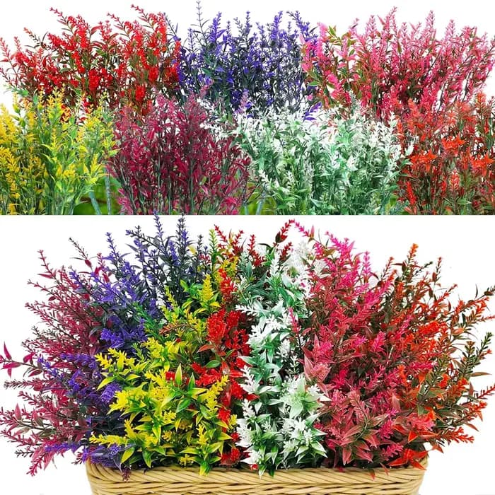Plantes artificielles à la lavande