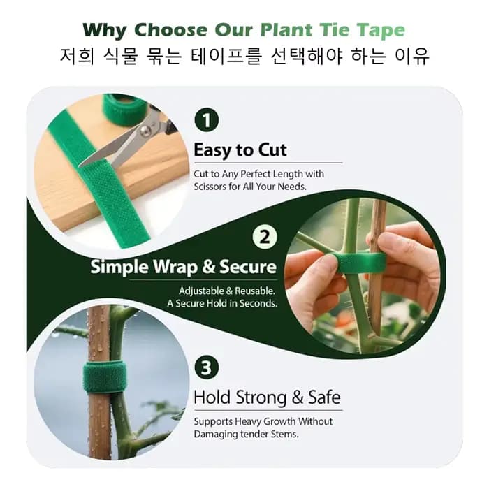 Attaches pour plantes de jardin