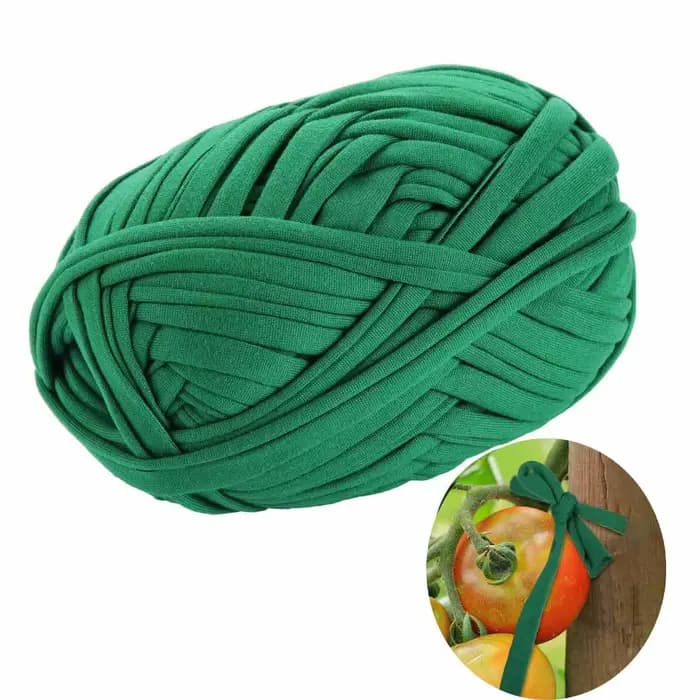 Bande de tissu en corde verte de jardin