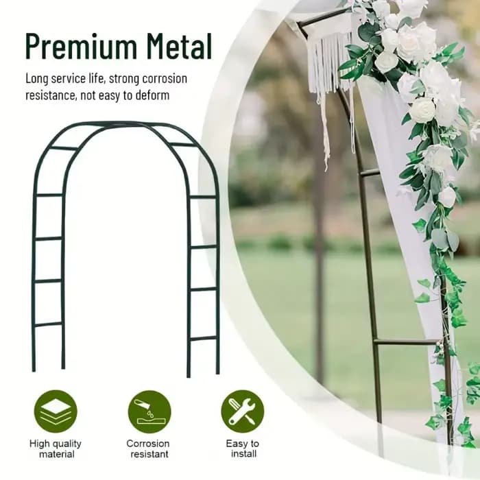 1 pièce, arc de jardin en métal