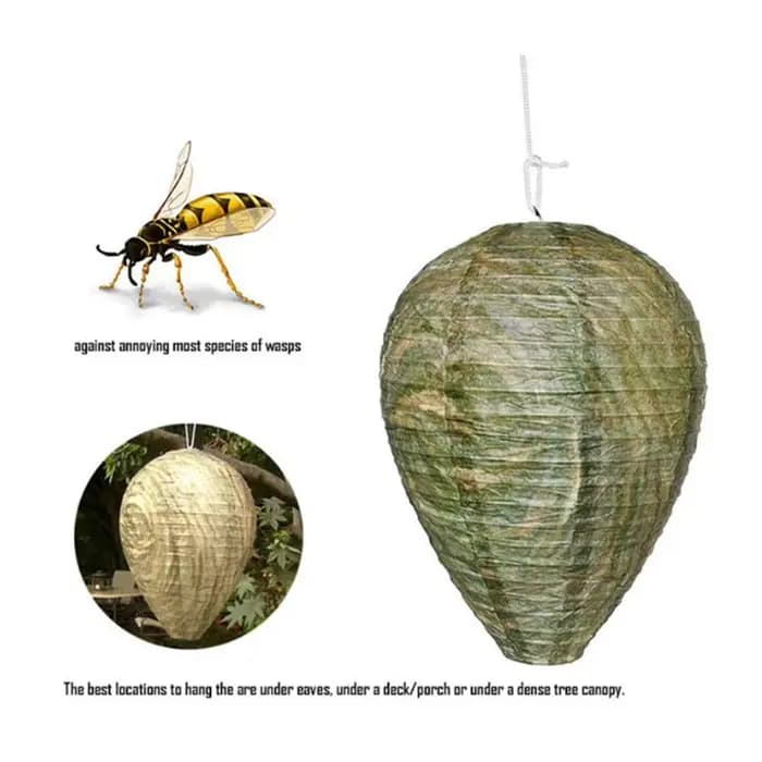 1-5 pièces guêpe nid leurre guêpes dissuaseurs Non toxique faux nid abeille