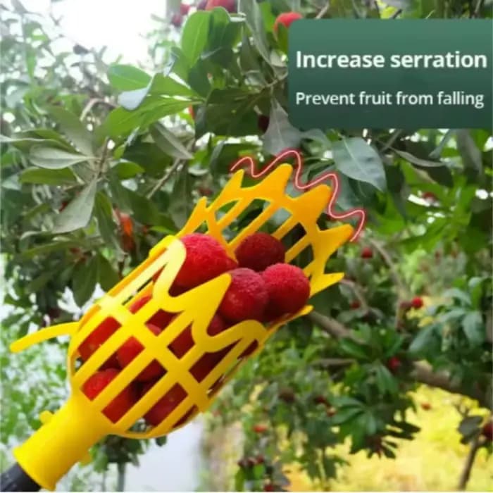1 pièce Outil de cueillette de fruits et de récolte en plastique pour la ferme et le jardin