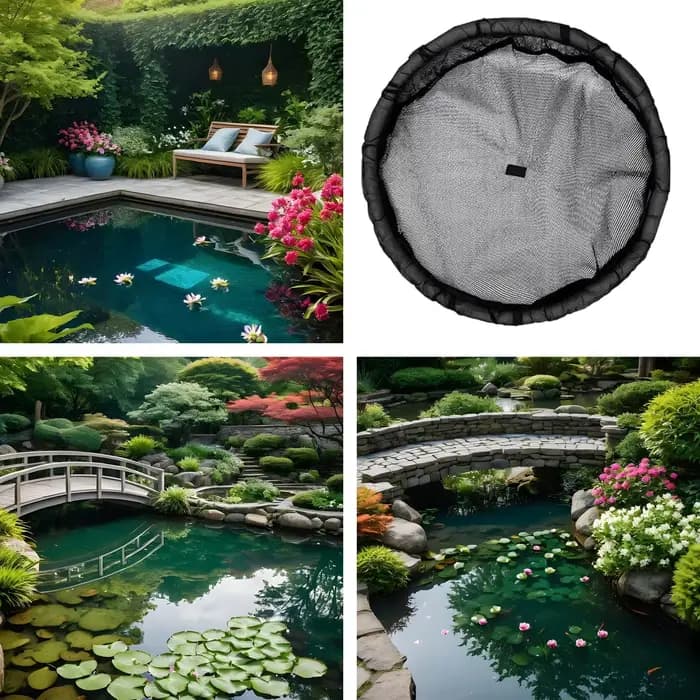 Îlot Flottant Rond pour Plantes Aquatiques