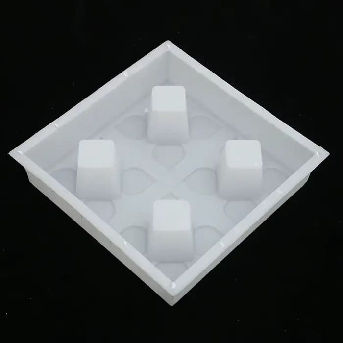 1 pièce Nouveau Moule à pavés en plastique réutilisable 25x6cm