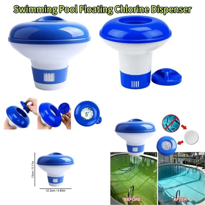 Flotteur distributeur automatique de produits chimiques pour piscine, pour comprimés de chlore et de bromure, pour l'entretien des spas, des bains à remous et des piscines