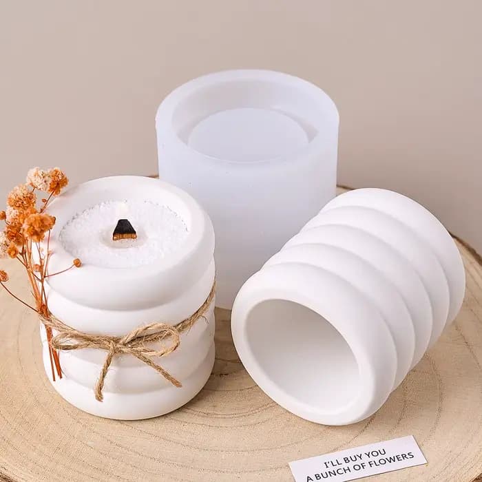 Pot à anneaux cylindriques en Silicone