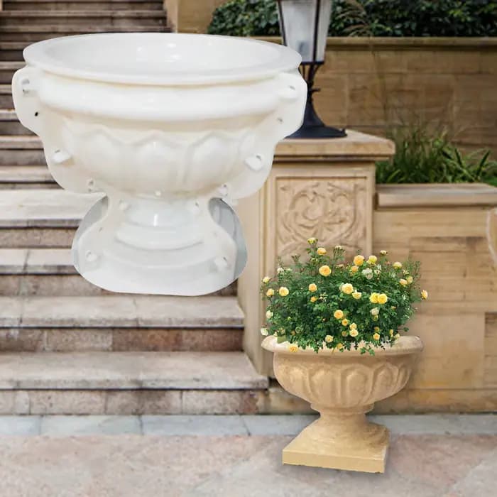 Pot de fleurs européen