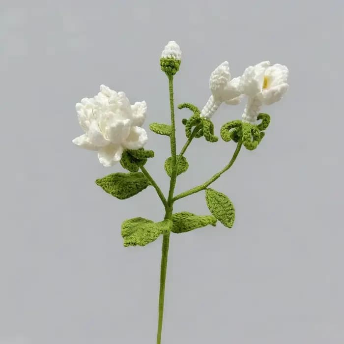 Fleur de jardinage au Crochet faite à la main