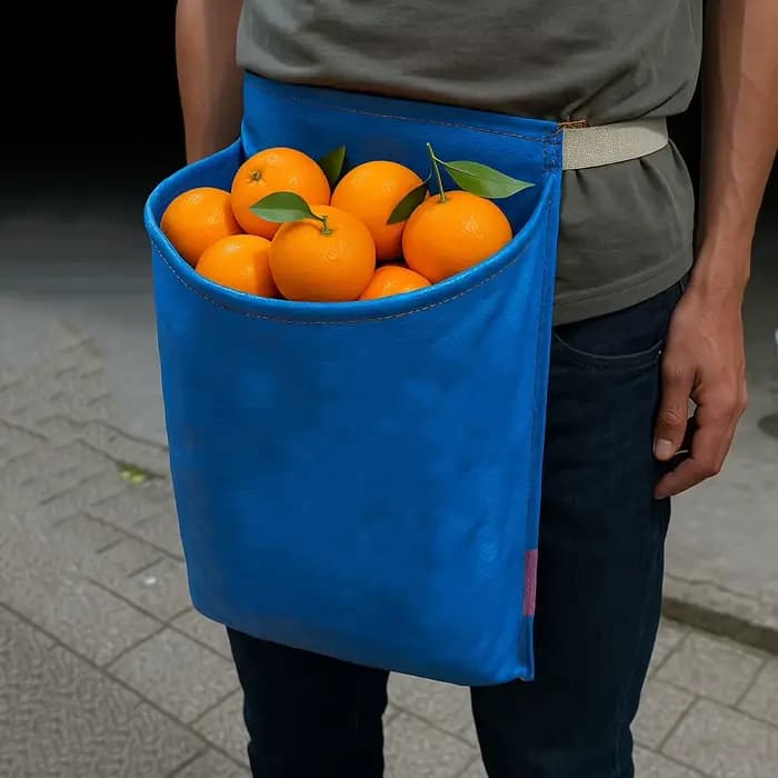 Sac de cueillette de fruits de jardin et pochette