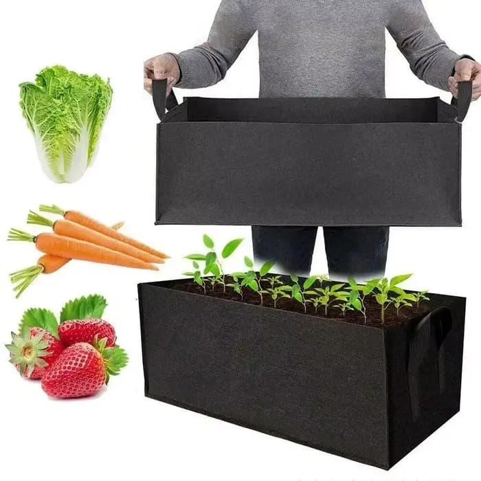 Seau de culture carré en feutre de jardin