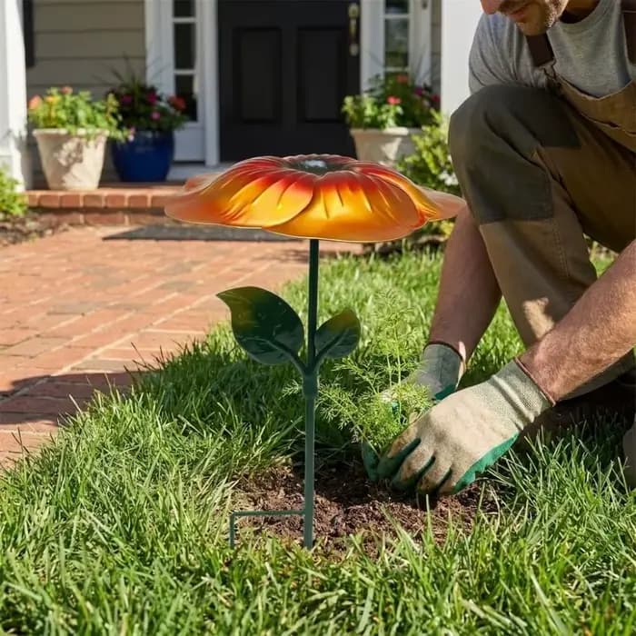Parasol de jardin en forme de fleur