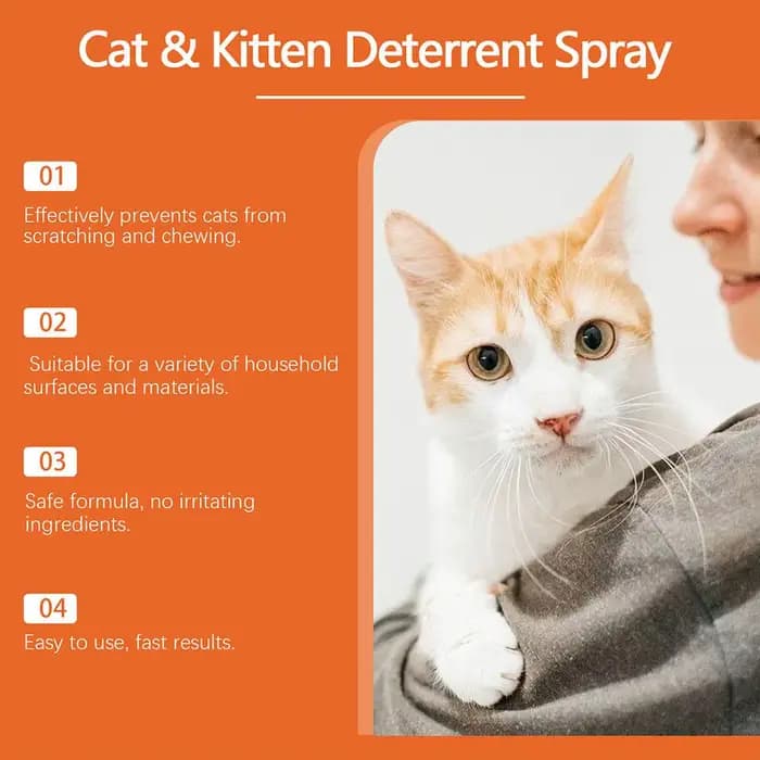 Spray répulsif pour chat