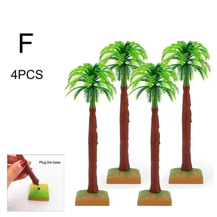 Modèle de simulation de palmier tropical
