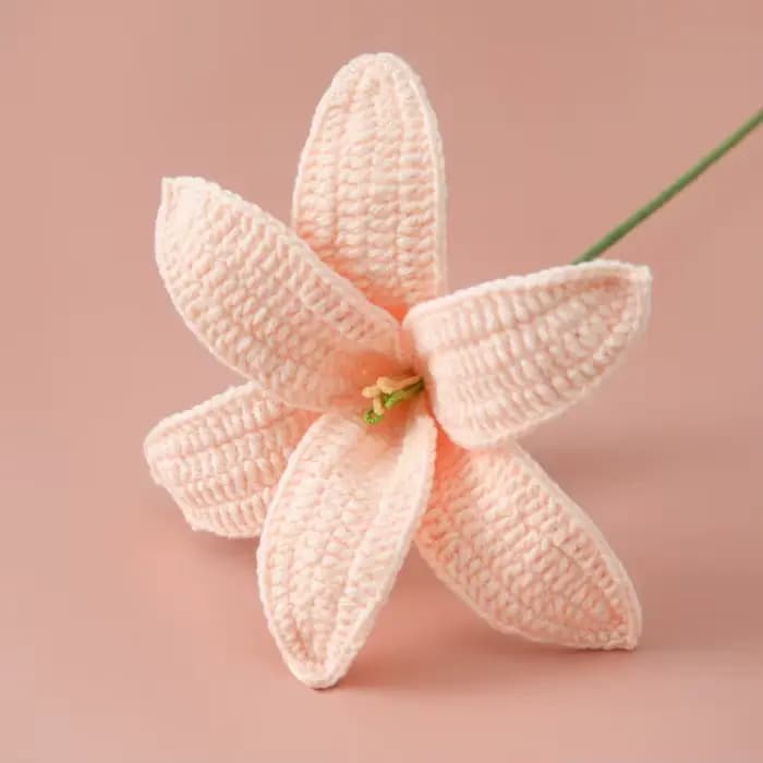 1 pièce de fleurs de lys au crochet