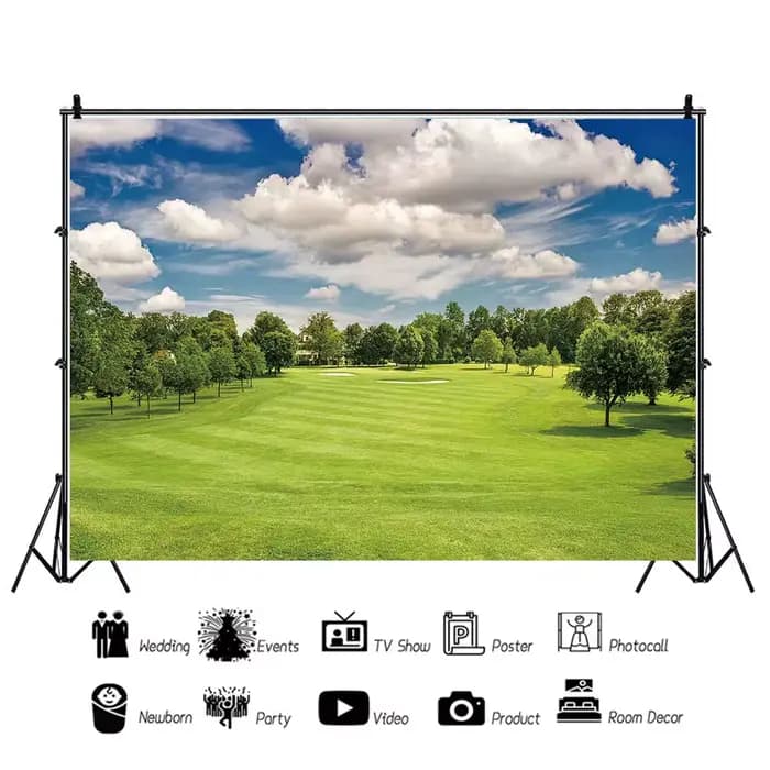 Nature vert forêt herbe photographie toile de fond printemps été parc paysage maison jardin fête décoration bannière PhotpStudio accessoire