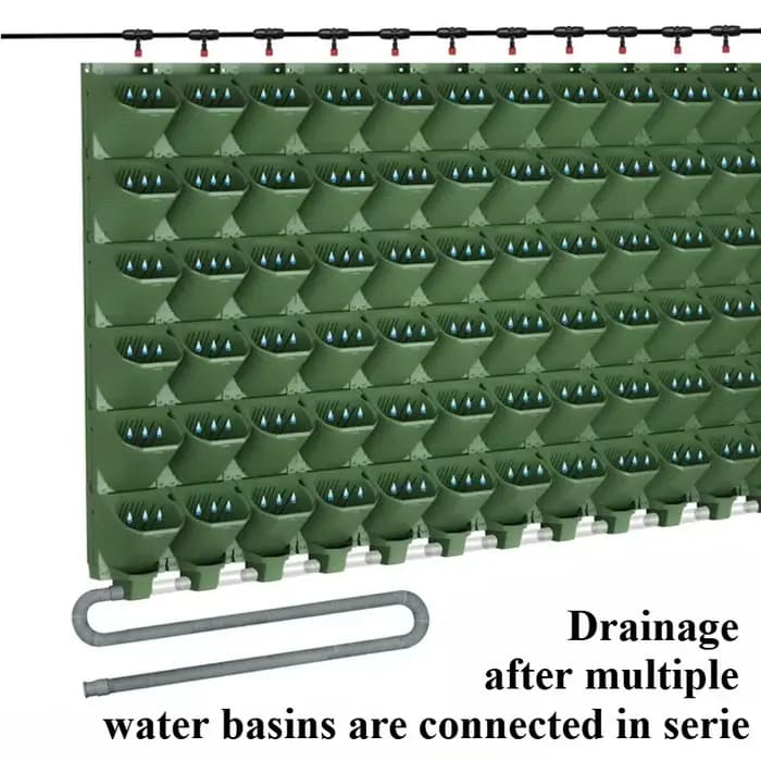 Morden plante mur Pot de fleur luxe balcon jardin Pot