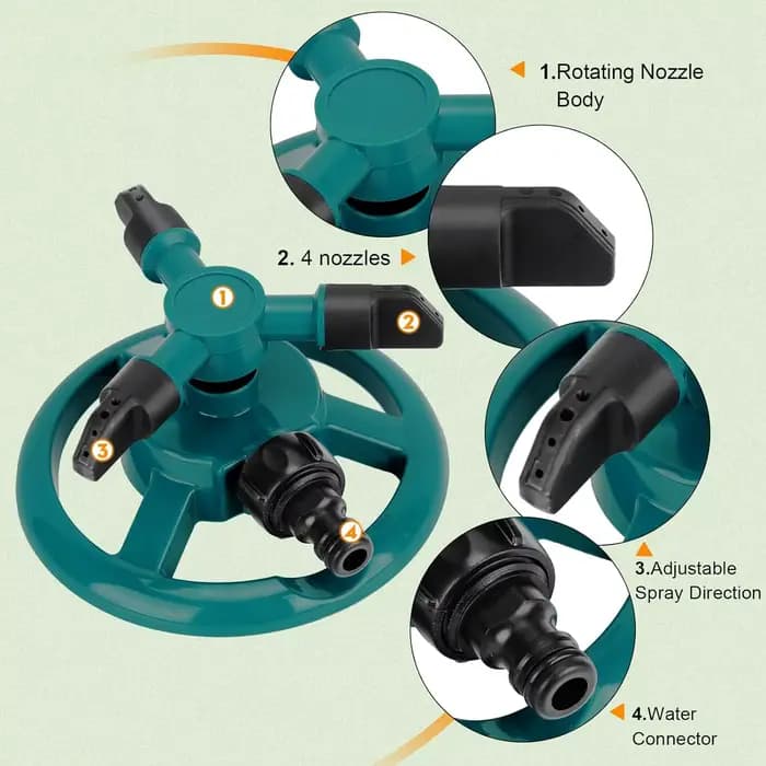 Buse d'arrosage automatique à 360 degrés