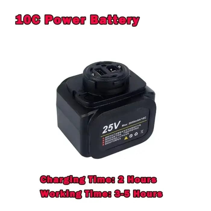LIDACA sécateur électrique batterie au lithium 16.8V 21V 25V