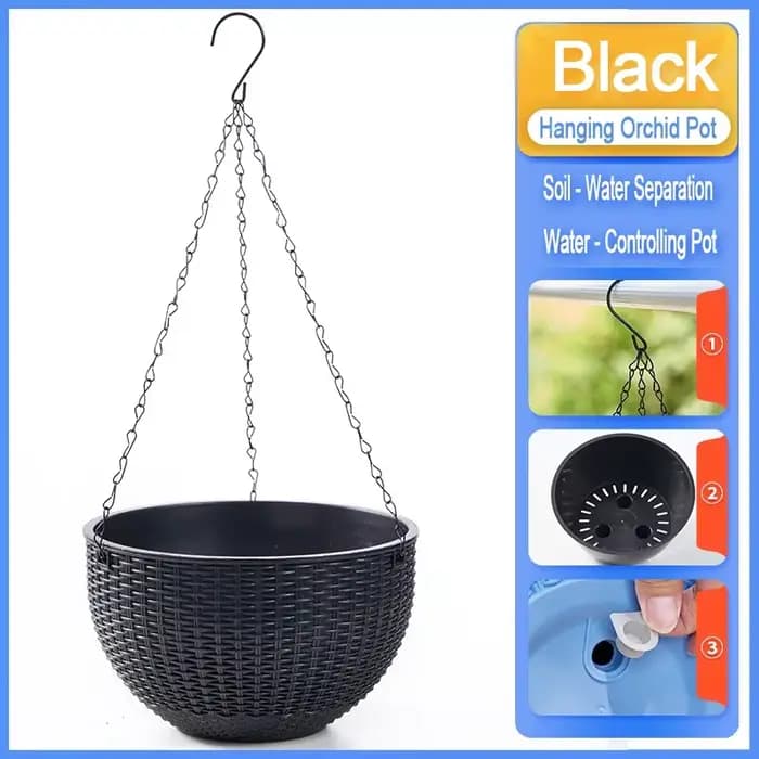 Pots de fleurs suspendus pour plantes d'extérieur
