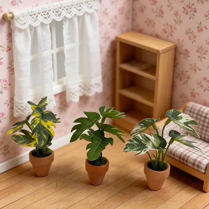 Plantes en pot 1 pièce Décoration d'intérieur Mini Taro Turtle Back Green Dollhouse Style scandinave Modèle Accessoires de photographie Cadeau