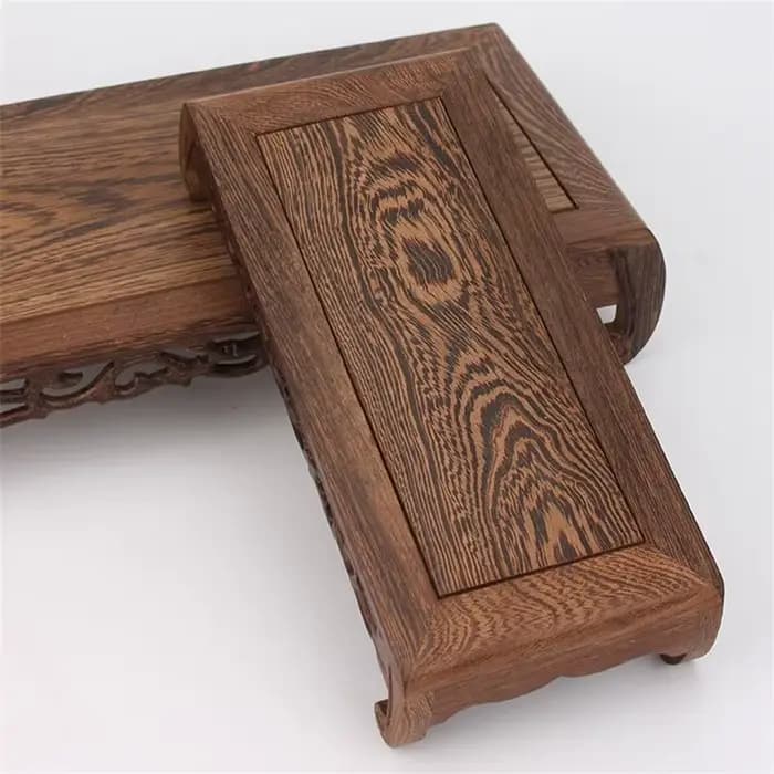 Socle en bois | Présentoir décoratif pour plantes