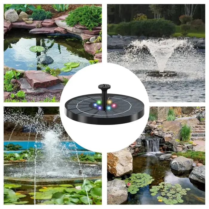 Fontaine solaire pour piscine