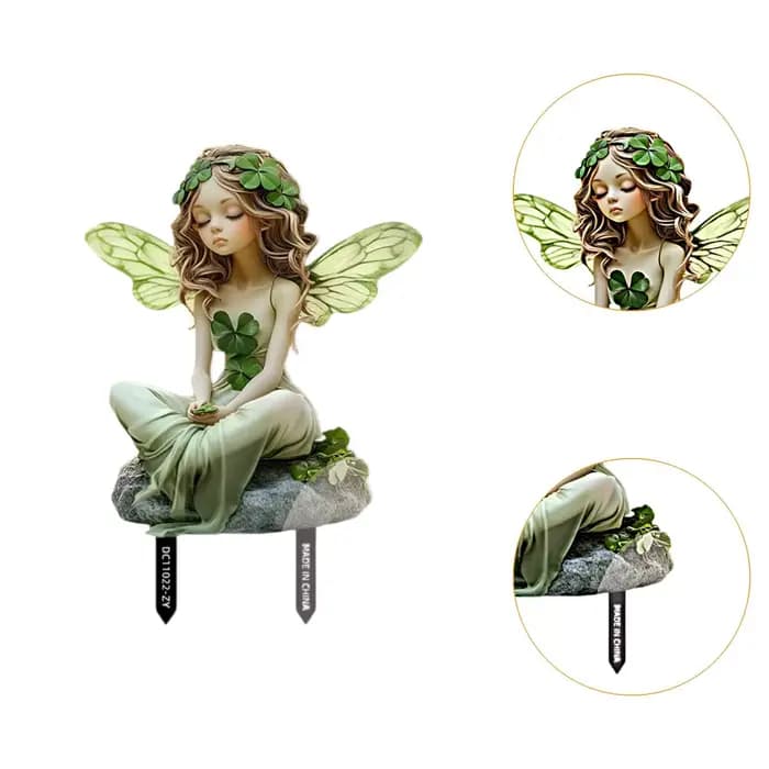 Décor de piquet de jardin féerique