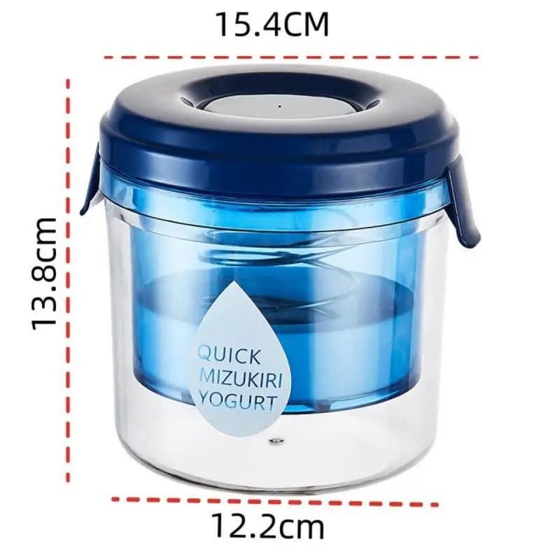 ❤ Passoire à yaourt de qualité alimentaire, filtration rapide, fonctionnement facile, couvercle herm