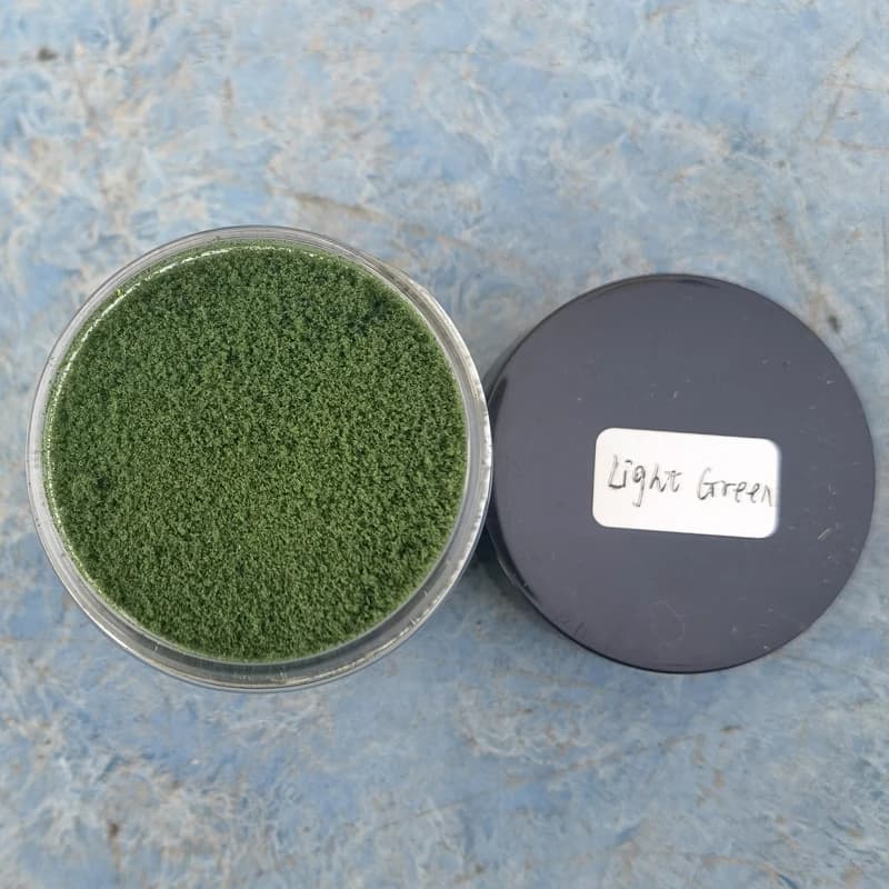 Poudre de Terrain simulée de 50ml, 0.5-0.8mm, matériaux éponge pour gazon fin, mousse de sol pour la