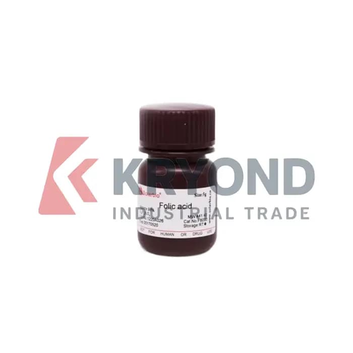 SOLARBIO Vitamine B9 (acide félicitique) pour suppléments nutritionnels et applications de laboratoi