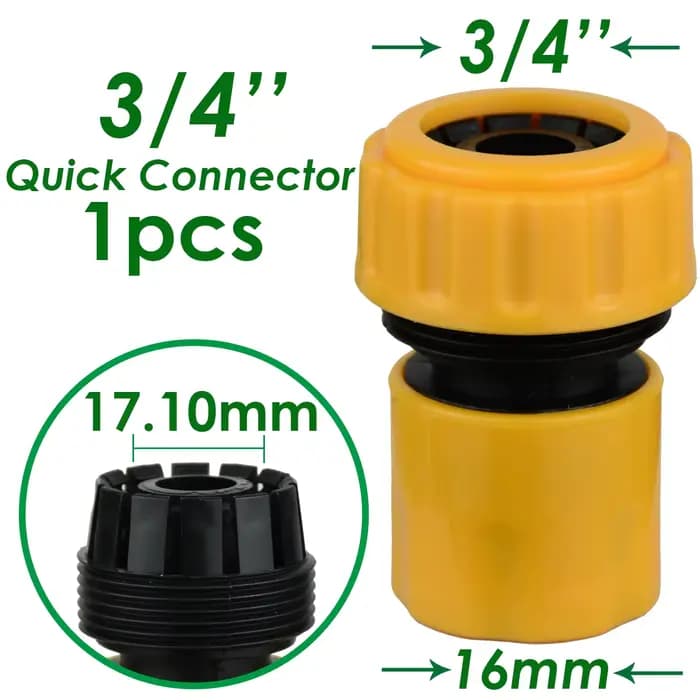 KESLA 1 3/4 1/2 pouces tuyau d'eau de jardin connecteur rapide coupleur d'extension de tuyau raccord
