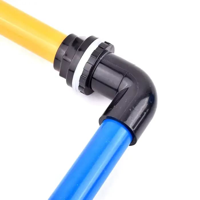 I.D20 ~ 50 mm PVC Aquarium 90 ° Connecteur de Drainage coudé, Joints de débordement d'aquarium, tu